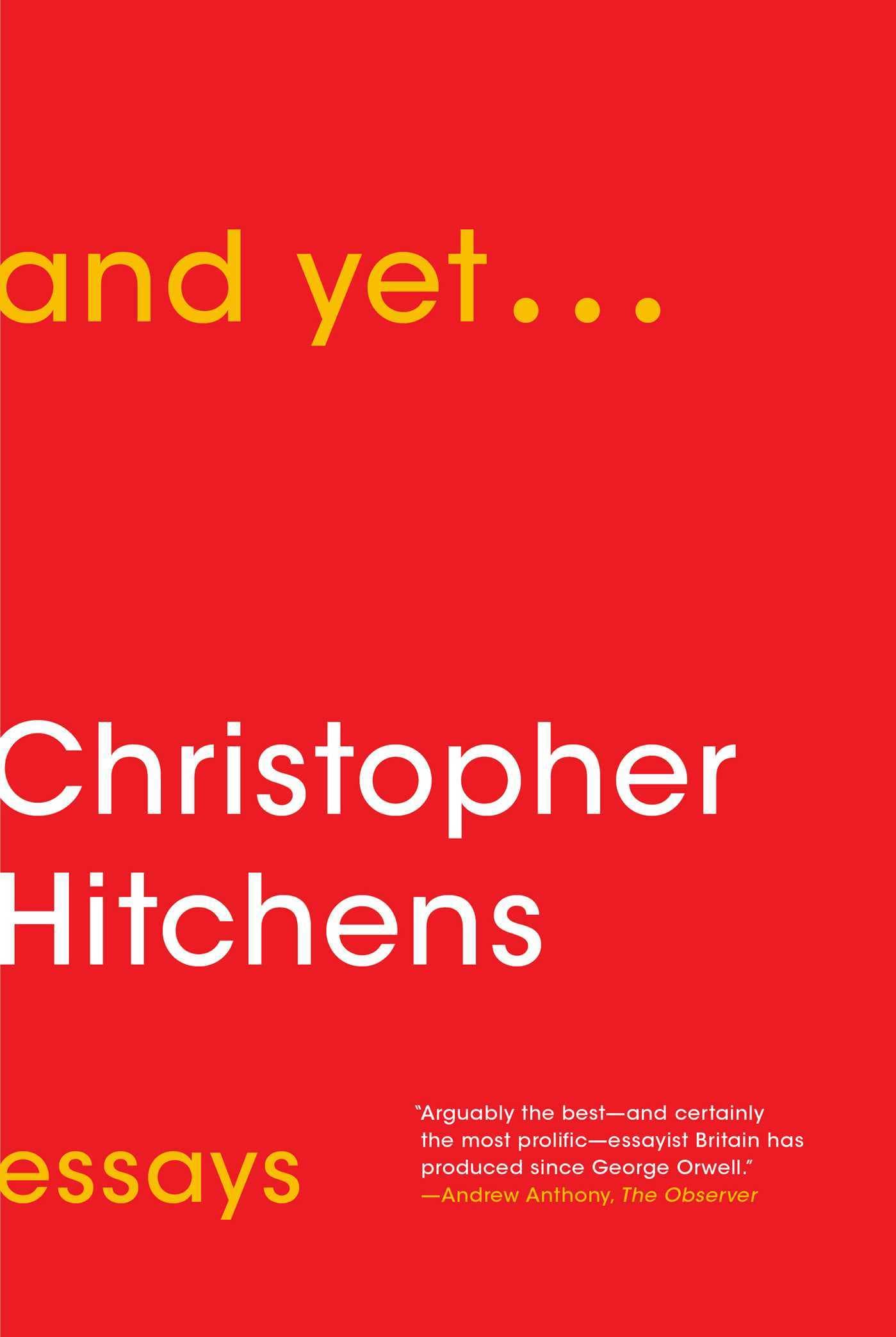 And Yet ... book cover