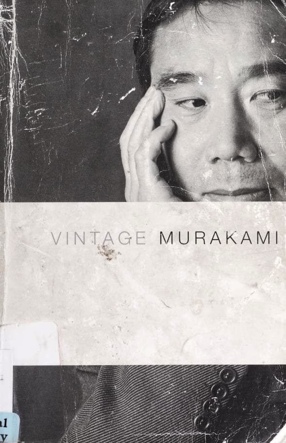 Vintage Murakami book cover