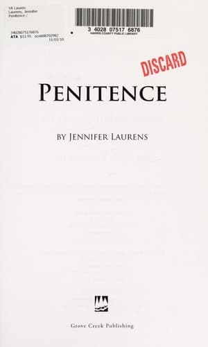 Penitence Heavenly book cover