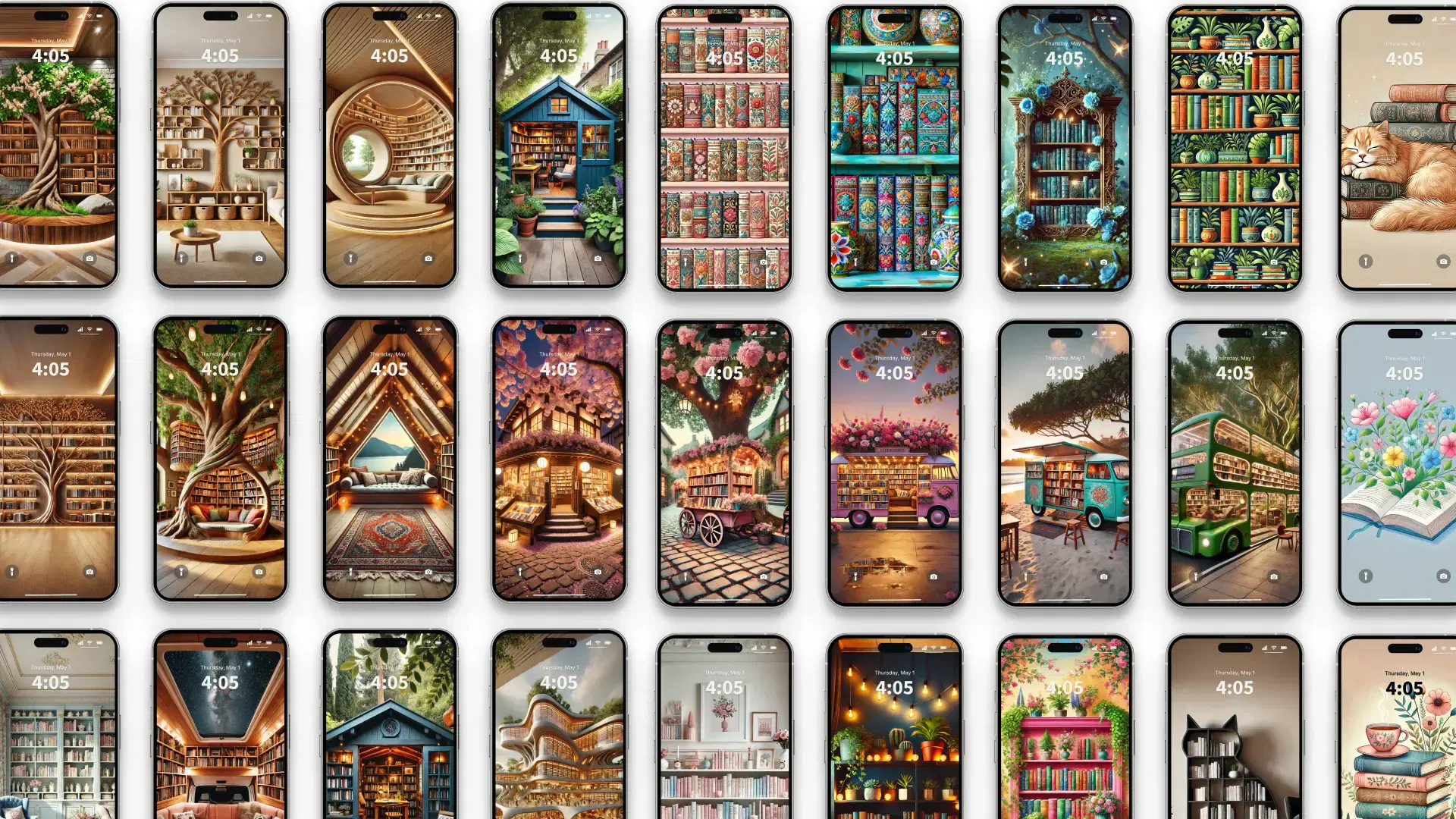 100 Stunning Wallpapers for Book Lovers