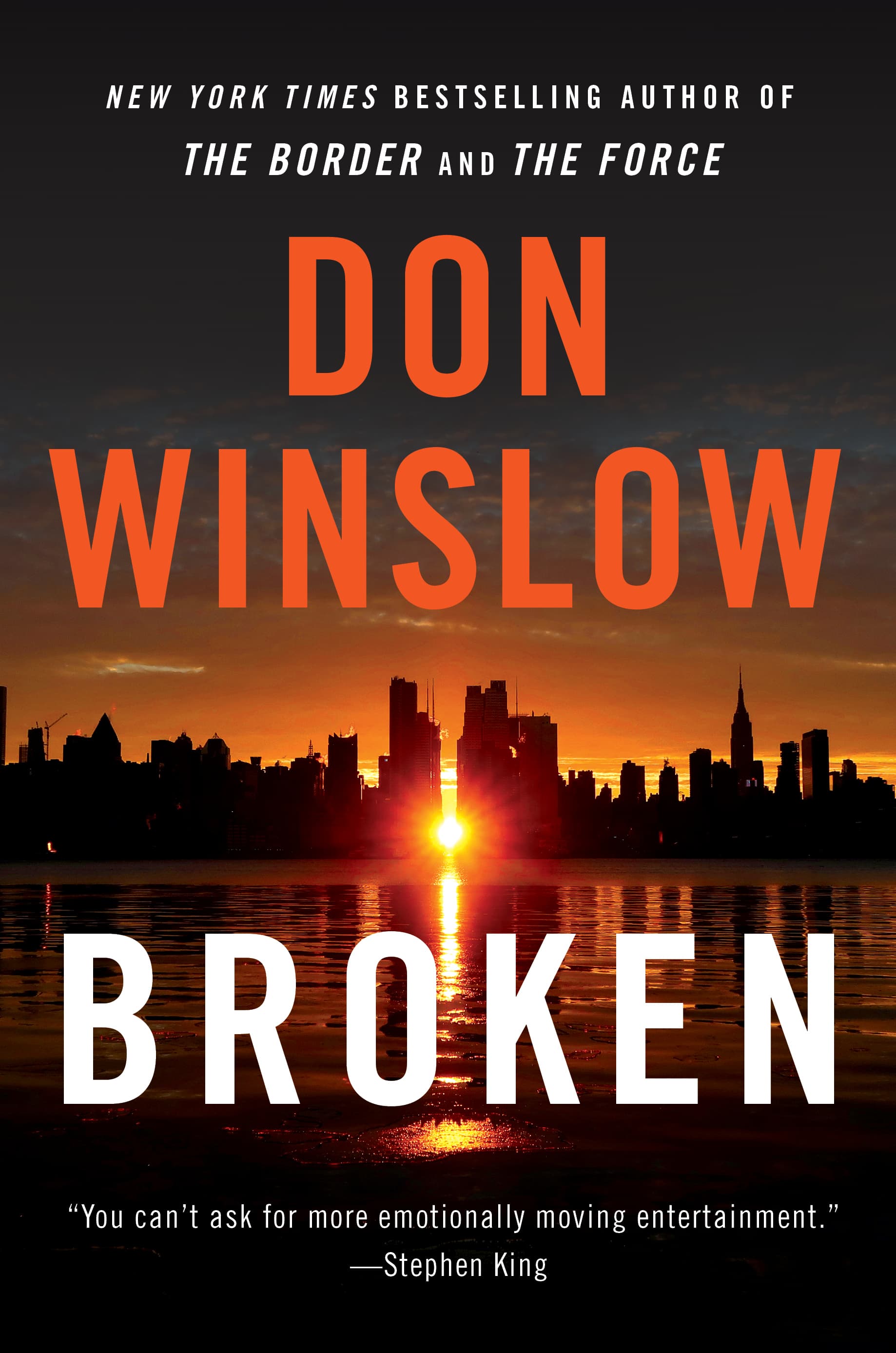 Broken book cover