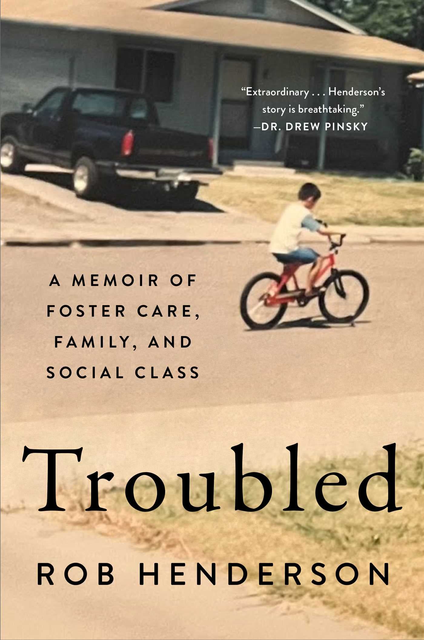 Troubled book cover