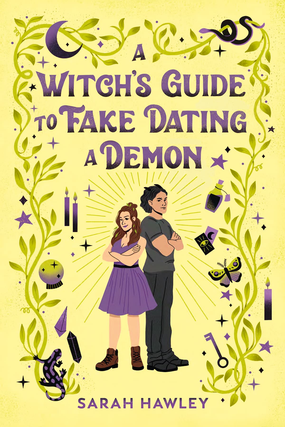 A Witch's Guide to Fake Dating a Demon book cover