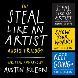 The Steal Like an Artist Audio Trilogy book cover