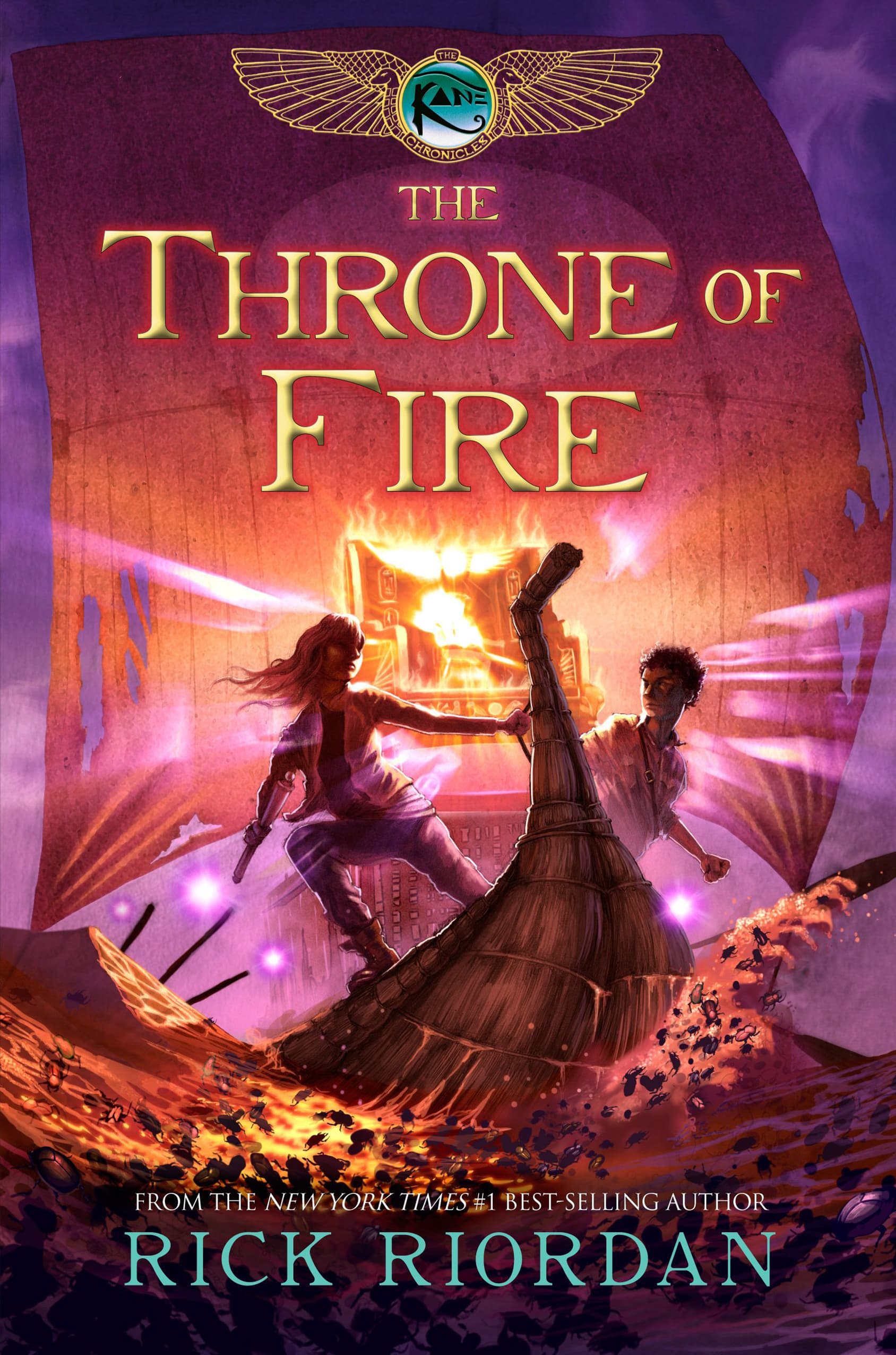 The Throne of Fire book cover