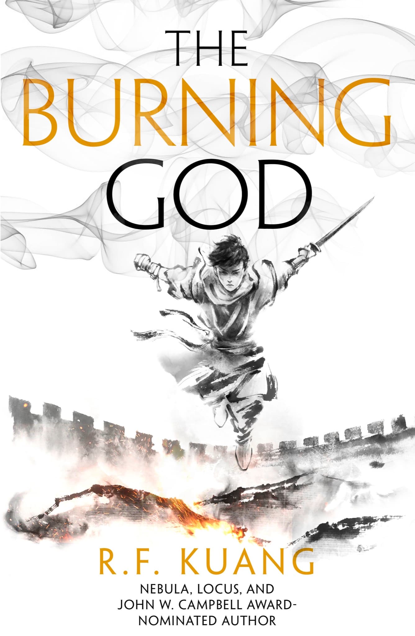 The Burning God book cover