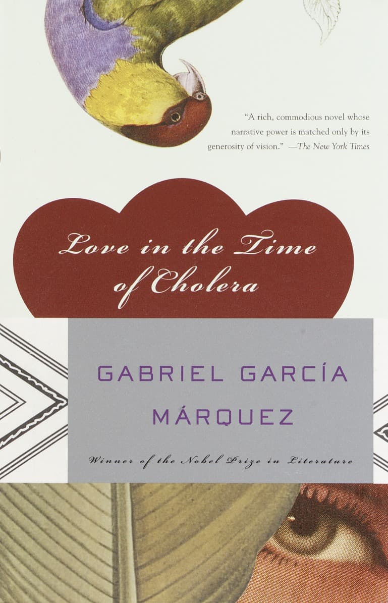 Love in the Time of Cholera book cover