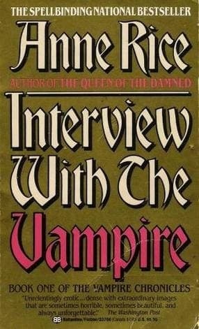 Interview with the Vampire book cover