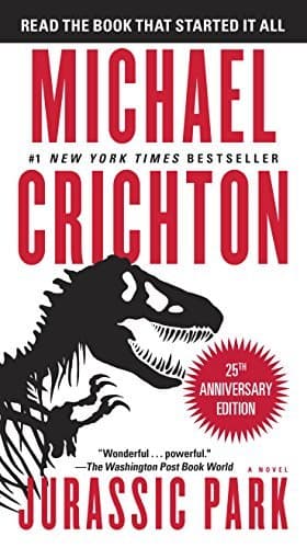 Jurassic Park book cover