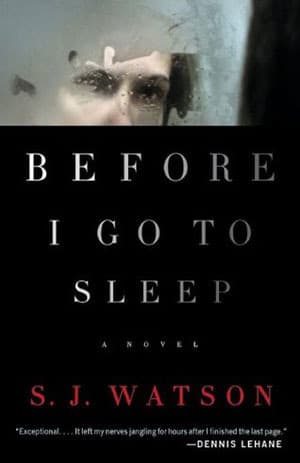 Before I Go to Sleep book cover