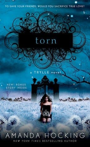 Torn book cover