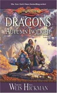 Dragons of Autumn Twilight book cover