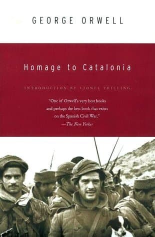 Homage to Catalonia book cover