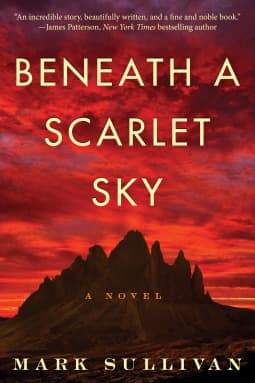 Beneath a Scarlet Sky book cover