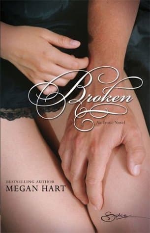 Broken book cover