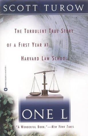 One L: The Turbulent True Story of a First Year at Harvard Law School book cover