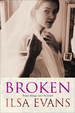 Broken book cover