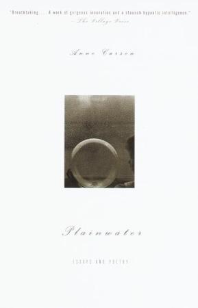 Plainwater: Essays and Poetry book cover