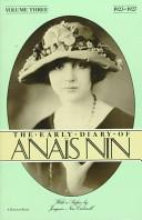 The Early Diary of Anaïs Nin: 1923-1927 book cover