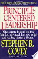 Principle Centered Leadership book cover