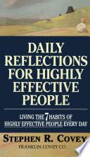 Daily Reflections for Highly Effective People book cover