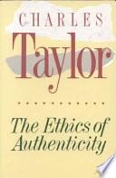 The Ethics of Authenticity book cover