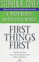 First Things First book cover