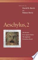 Aeschylus, 2 book cover