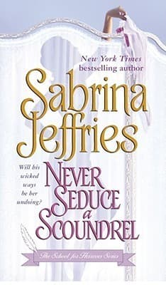 Never Seduce a Scoundrel book cover
