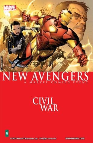 The New Avengers, Volume 5: Civil War book cover