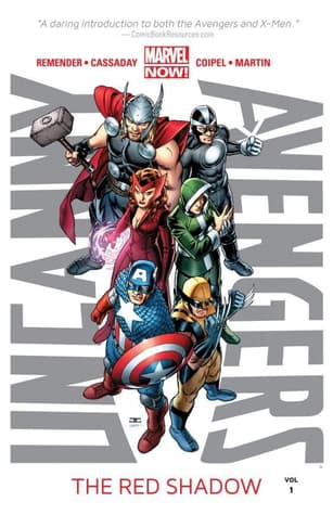Uncanny Avengers, Volume 1: The Red Shadow book cover
