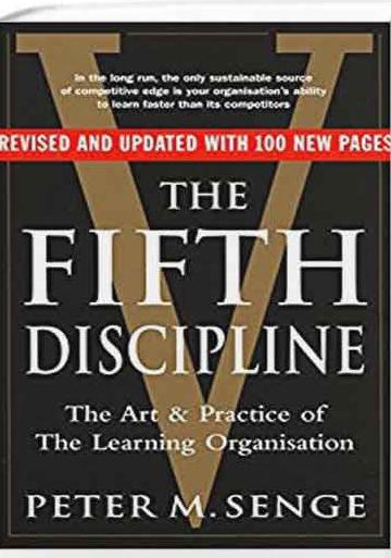 The Fifth Discipline: The Art & Practice of The Learning Organization book cover