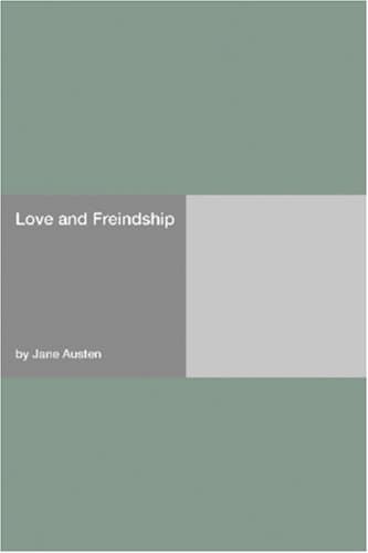 Love and Freindship book cover