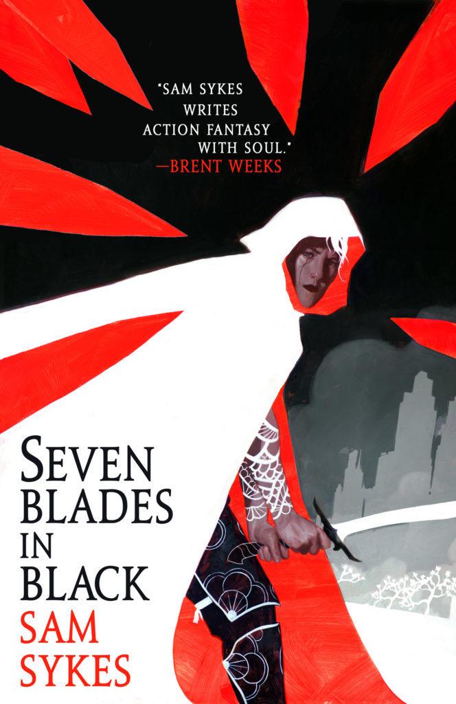 Seven Blades in Black book cover