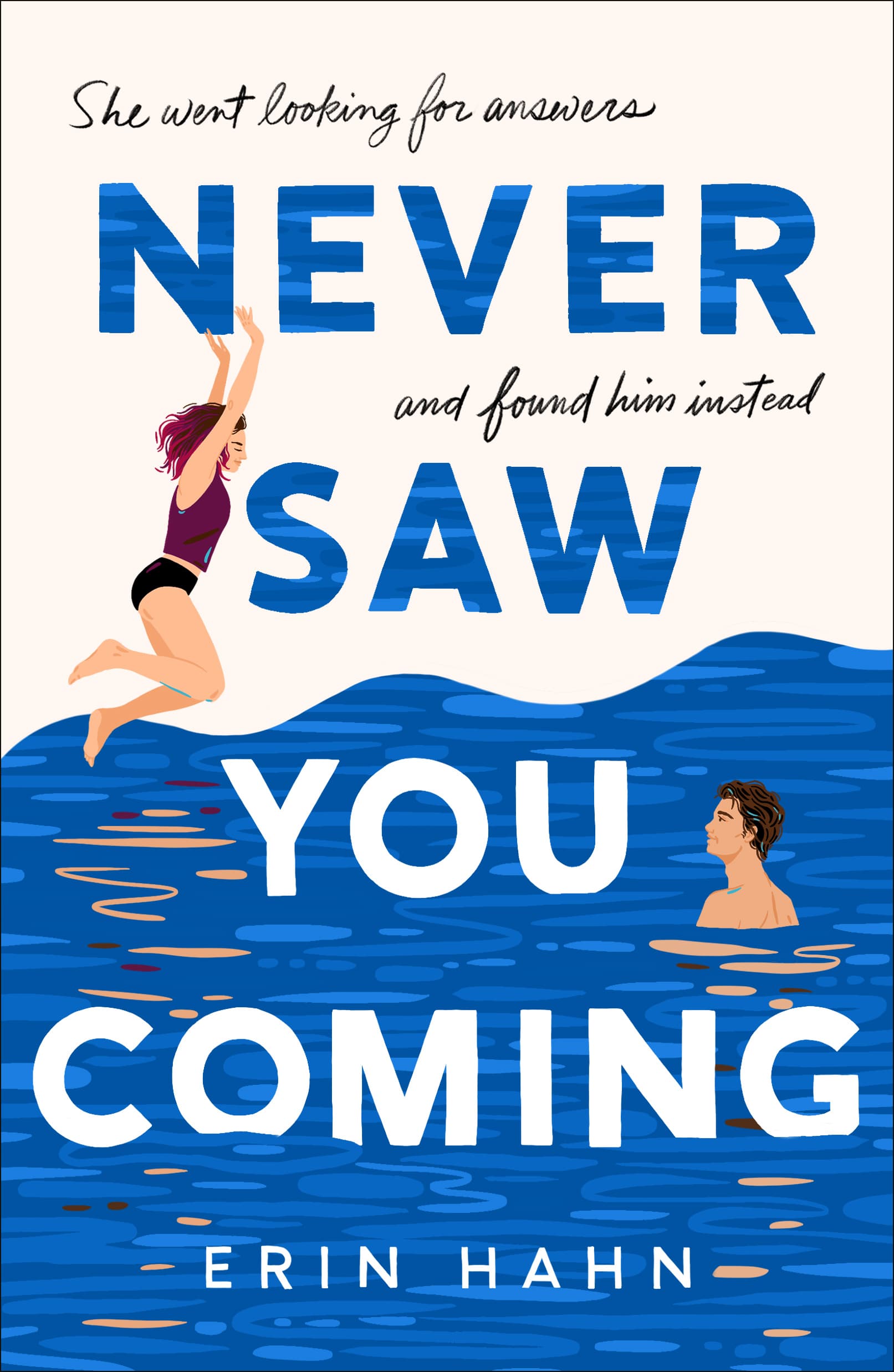 Never Saw You Coming book cover