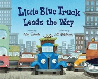 Little Blue Truck Leads the Way book cover