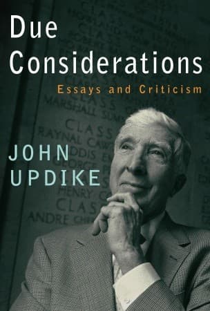 Due Considerations: Essays and Criticism book cover