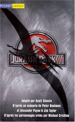 Jurassic Park III book cover