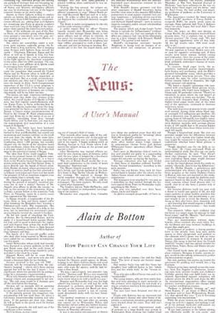The News: A User's Manual book cover