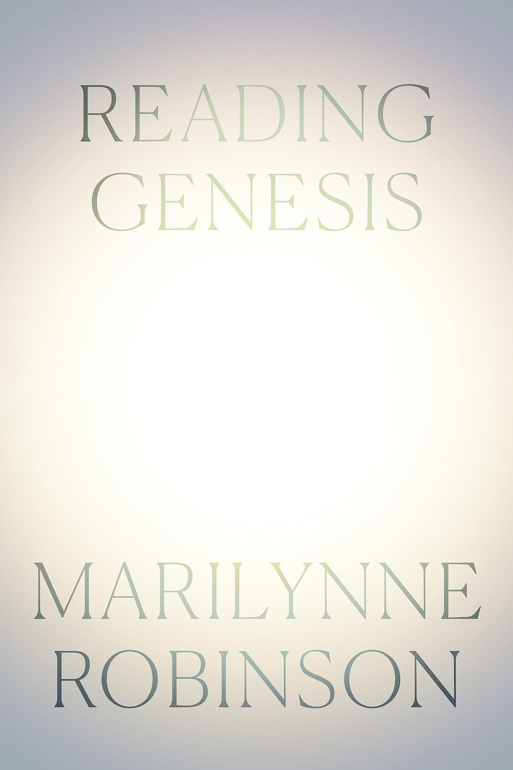 Reading Genesis book cover