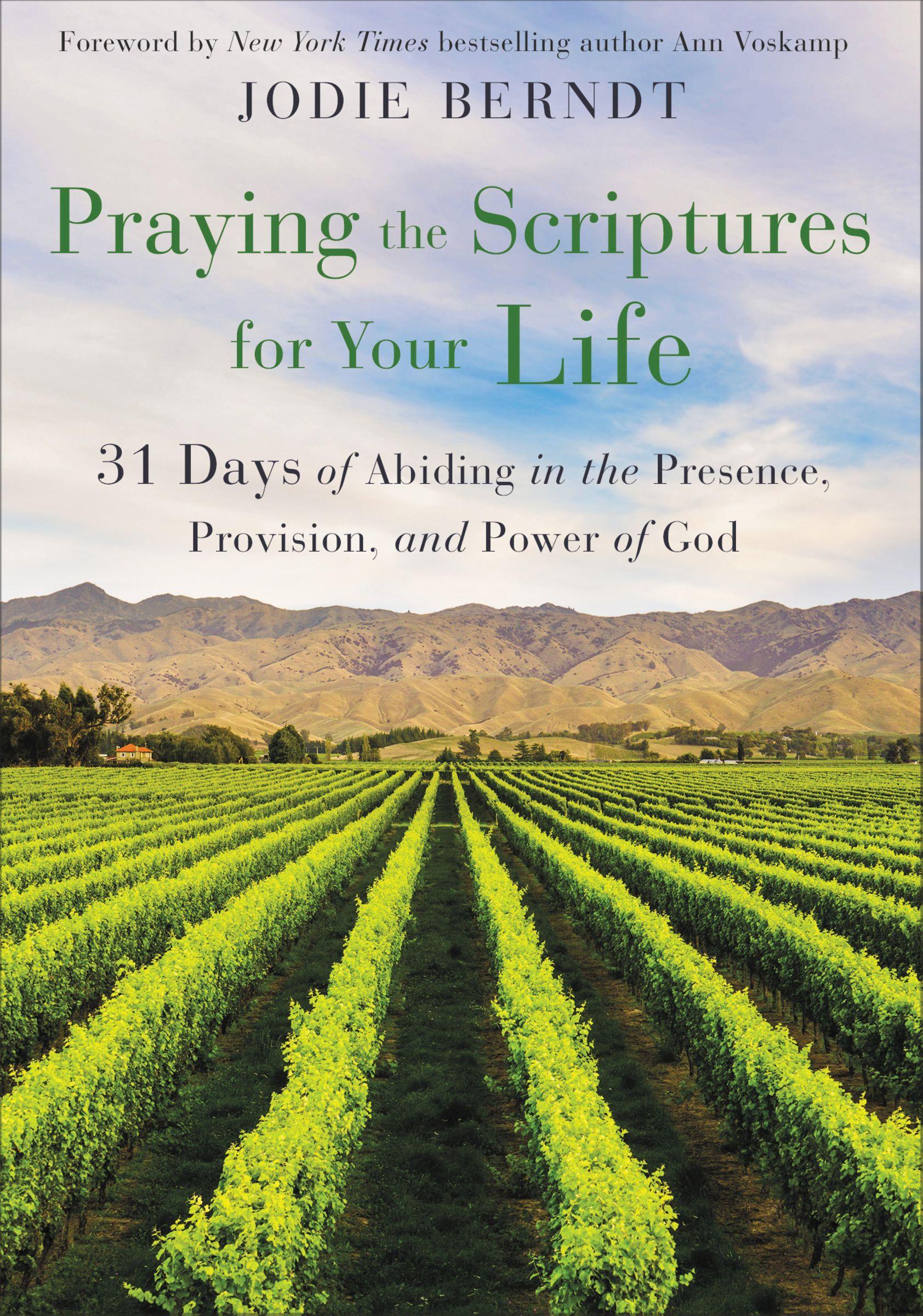 Praying the Scriptures for Your Life: 31 Days of Abiding in the Presence, Provision, and Power of God book cover