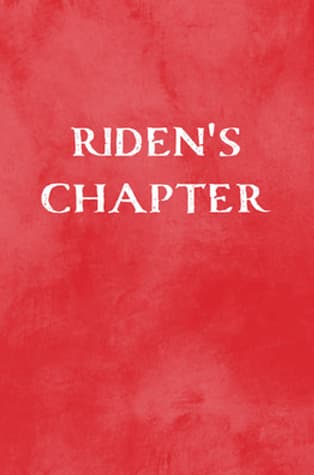 Riden's Chapter book cover