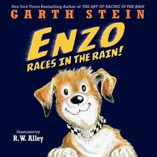 Enzo Races in the Rain book cover
