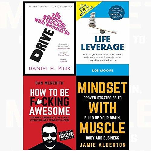 Drive / Life Leverage / How to be F*cking Awesome / Mindset with Muscle book cover