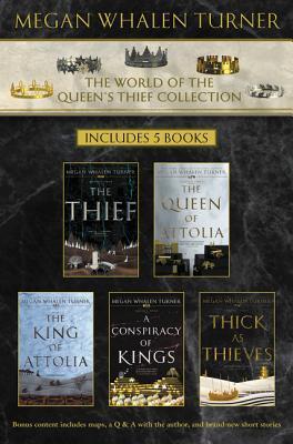 World of the Queen's Thief Collection: The Thief, The Queen of Attolia, The King of Attolia, A Conspiracy of Kings, Thick as Thieves book cover