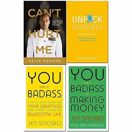 Cant hurt me, unfck yourself, you are a badass, you are a badass at making money 4 books collection set book cover