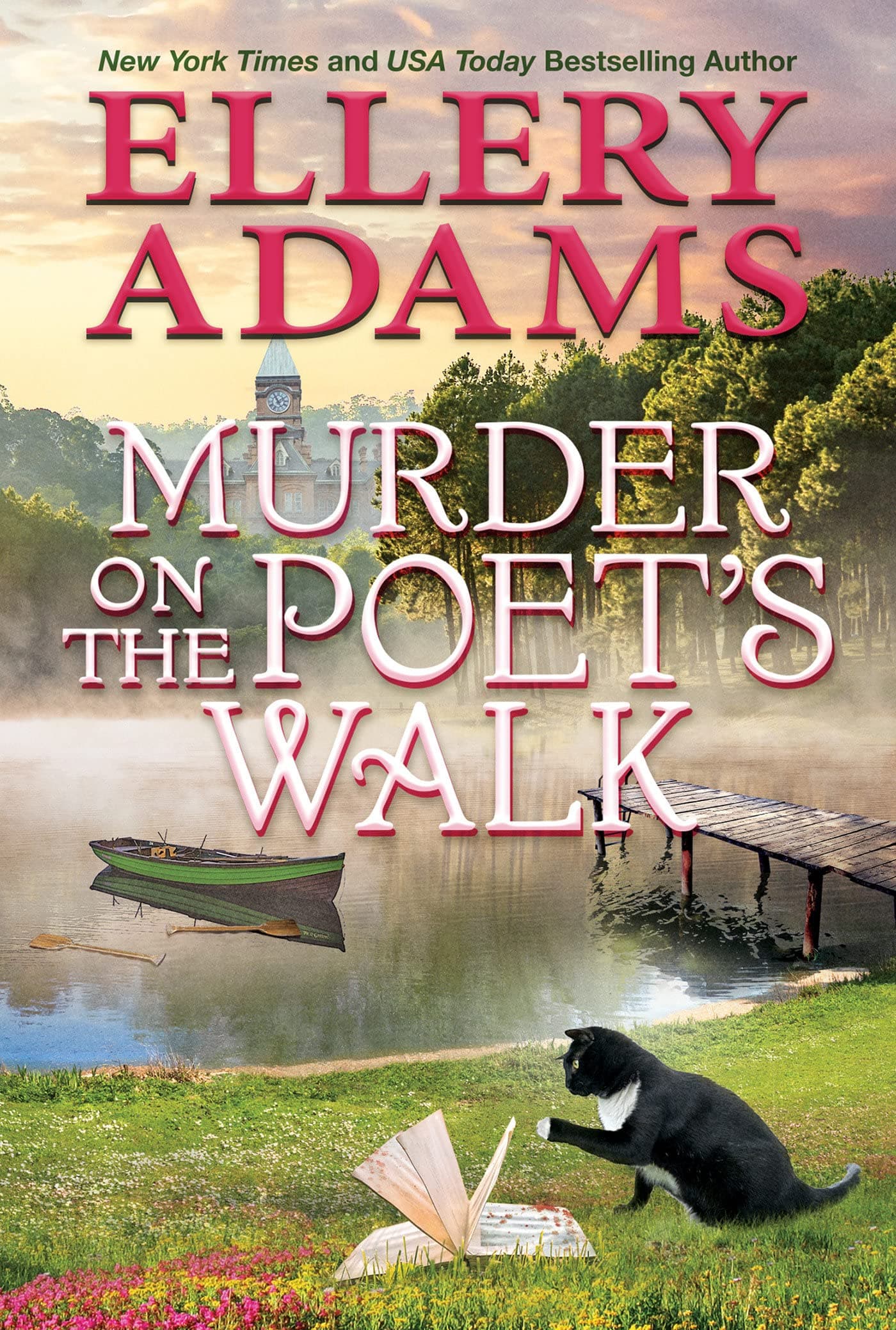 Murder on the Poet's Walk book cover