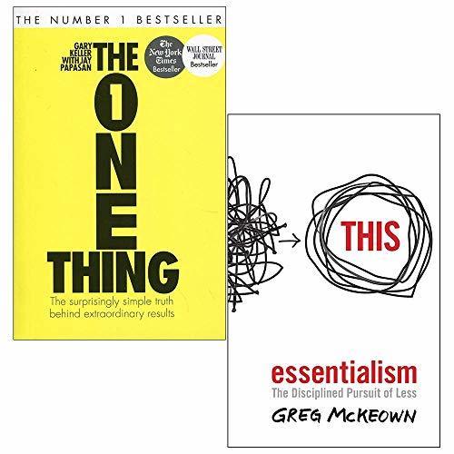 The One Thing / Essentialism The Disciplined Pursuit Of Less book cover