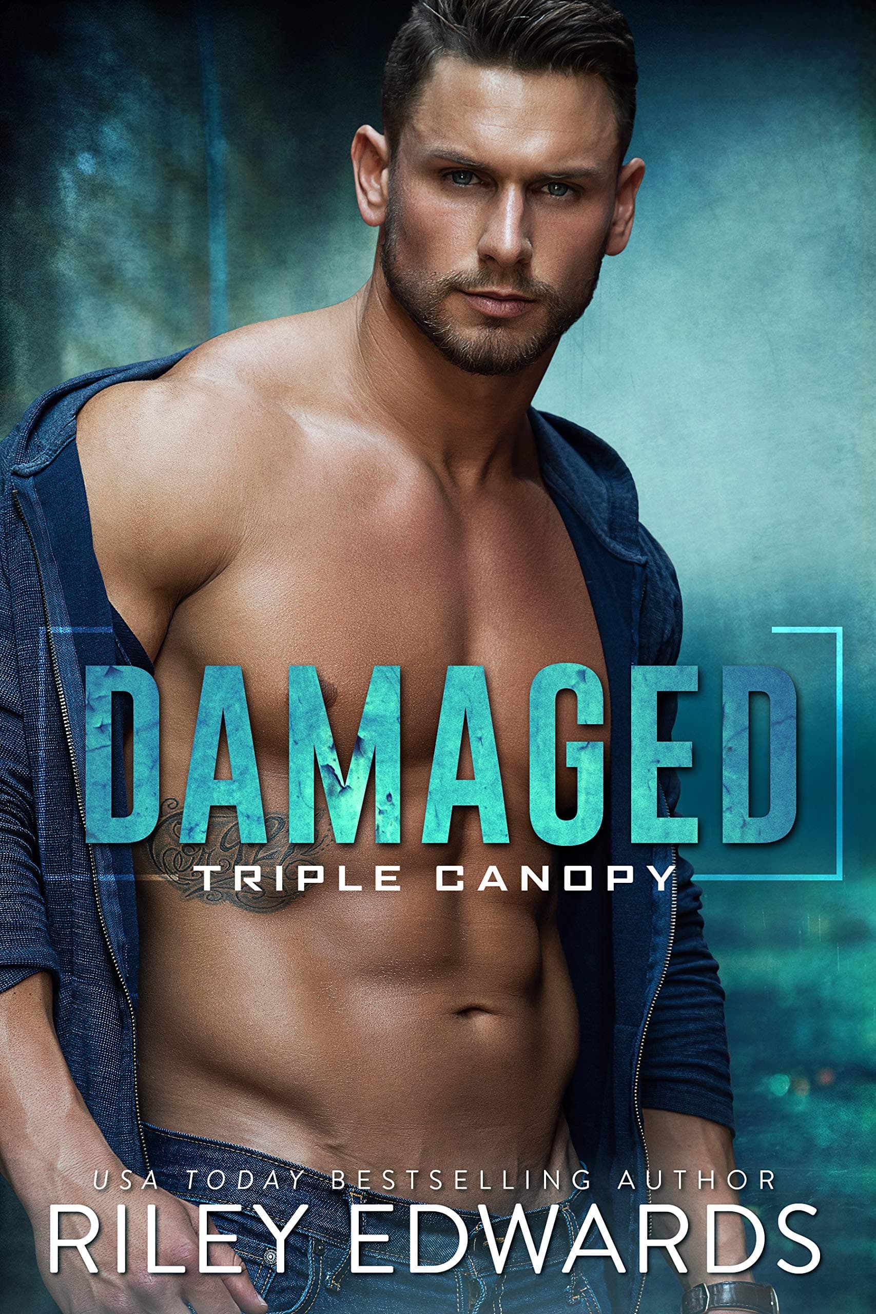 Damaged book cover