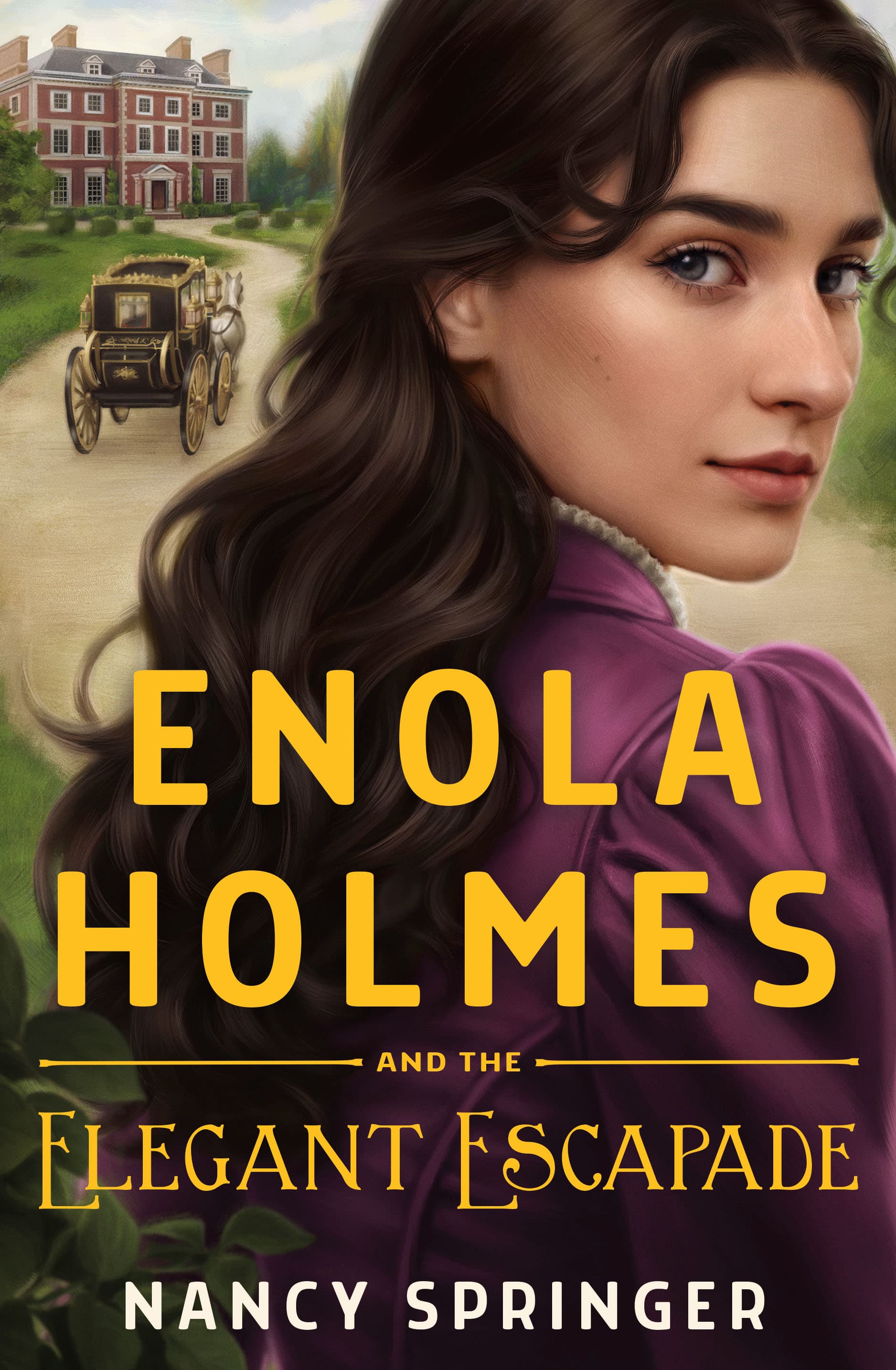 Enola Holmes and the Elegant Escapade book cover